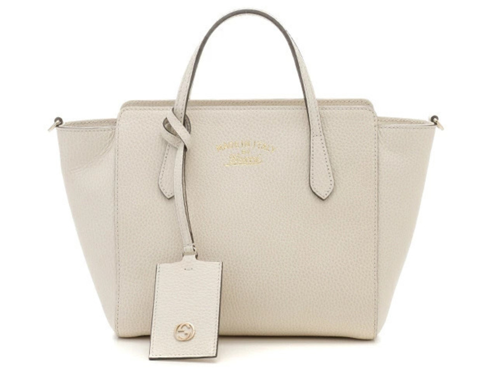 Gucci Leather Ivory White Bag